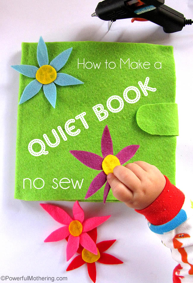 The Story Of Creation In A Quiet Book no Sew 