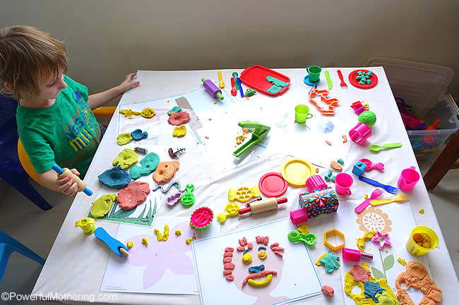 play doh play table
