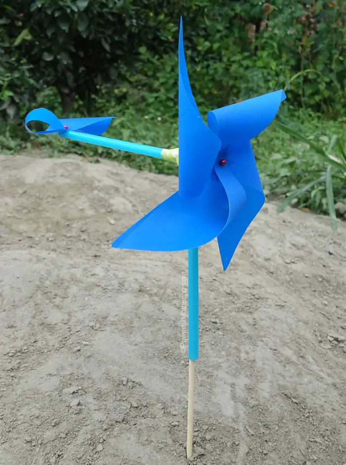 Make a Pinwheel Weathervane for Preschool Wind Watching