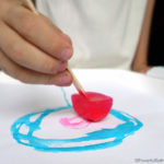 Ice Painting Art for Toddlers and Preschoolers