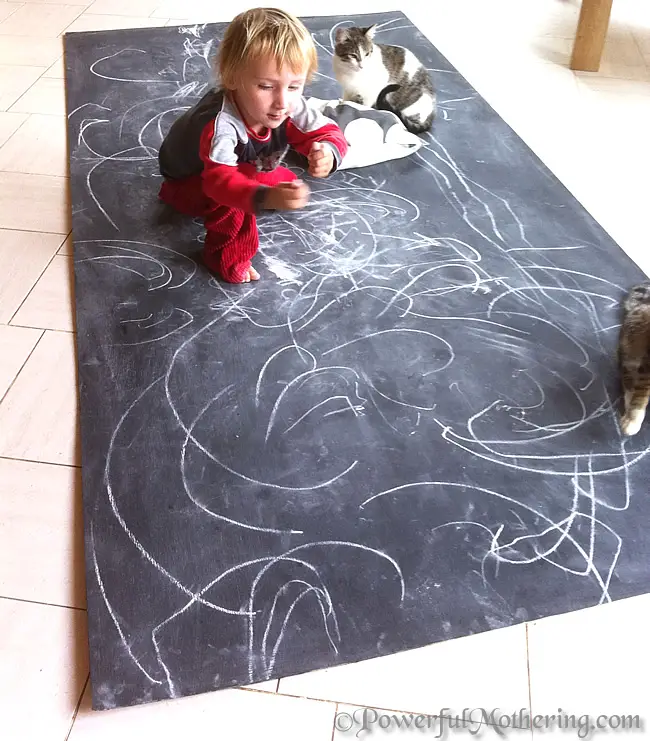 How to Make a DIY Kids Chalk Board