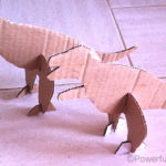 Cardboard Dinosaurs - Stand-up Dinosaur Toys