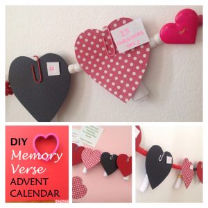 DIY Memory Verse Advent Calendar