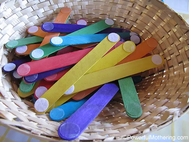 What Can Velcro Popsicle Sticks Teach?