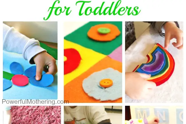 20 Ways to Learn with Felt for Toddlers