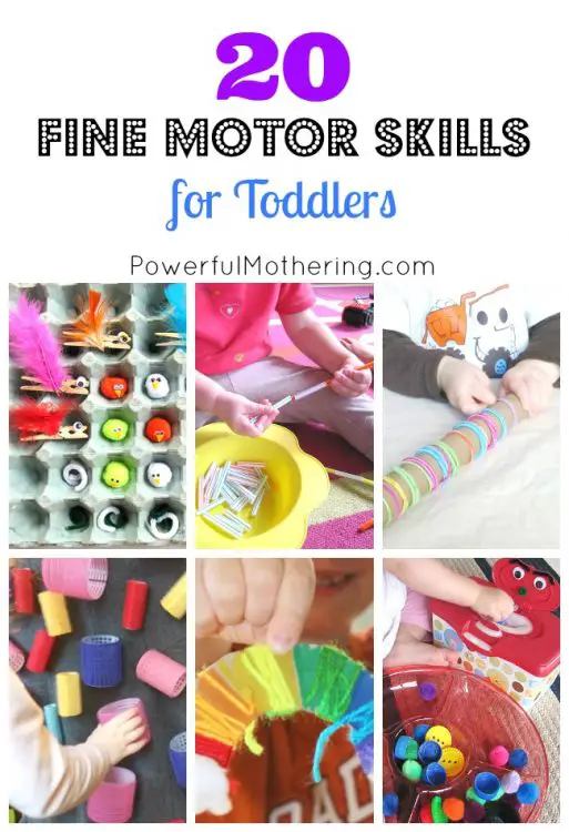 20 Fine Motor Skills for Toddlers