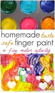 Easie Peasie Co: Homemade finger paints…