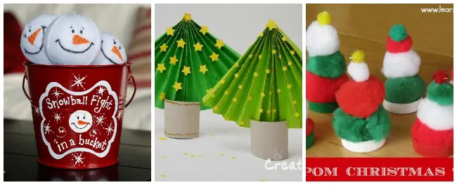 Egg Carton Jingle Bells - Christmas Ornament Craft