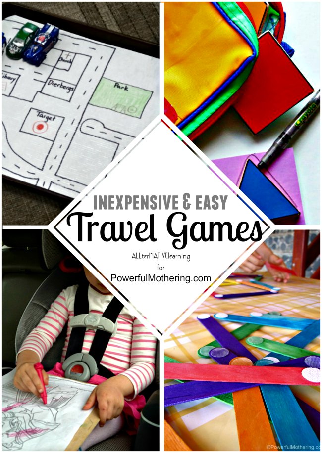 Inexpensive &amp; Easy Travel Games for Kids