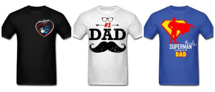 photo t shirt for fathers day