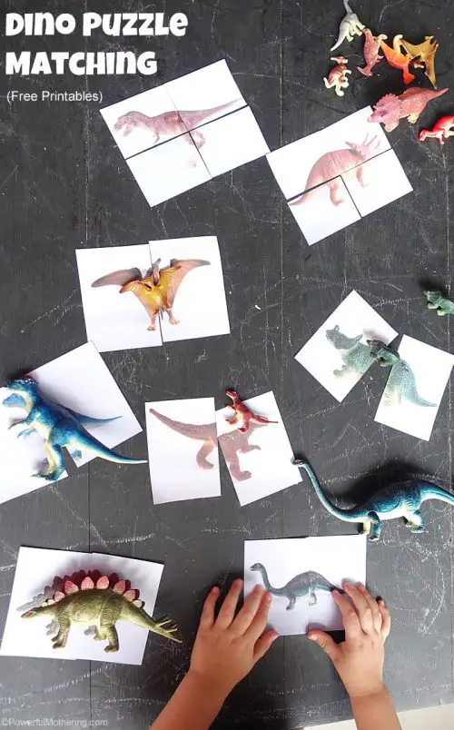 free dinosaur matching game