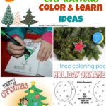 50+ Free Christmas Color &amp; Learn Ideas