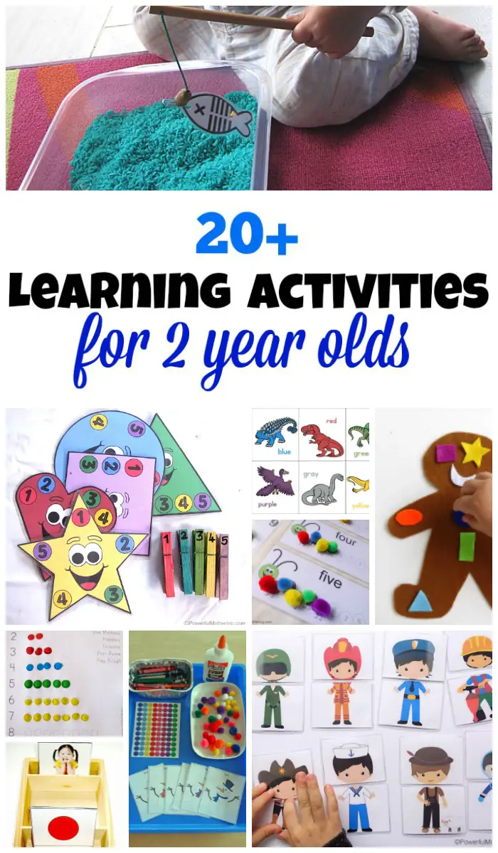 20 Printable Learning Activities For 2 Year Olds