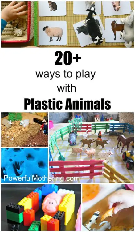 Plastic animals cheap for kids