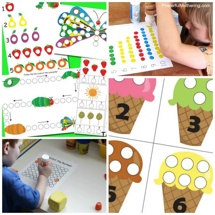 25 Free Do a Dot Printables for Kids to Play and Learn With