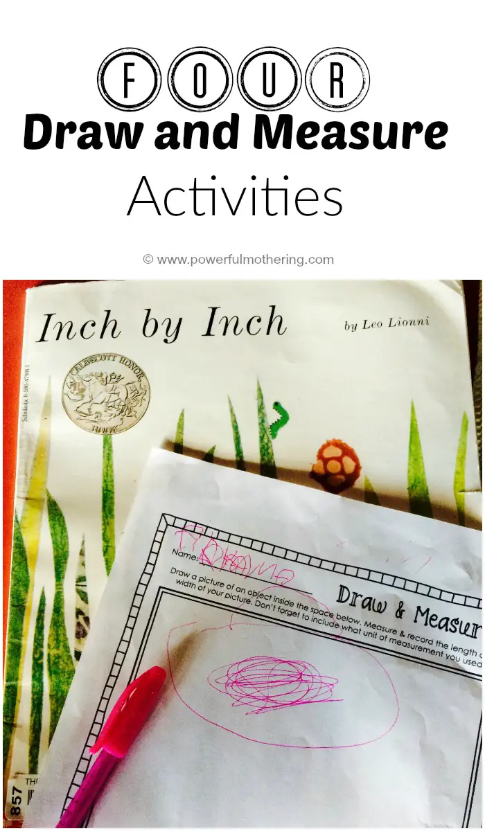 Inch by Inch Draw and Measure Activities