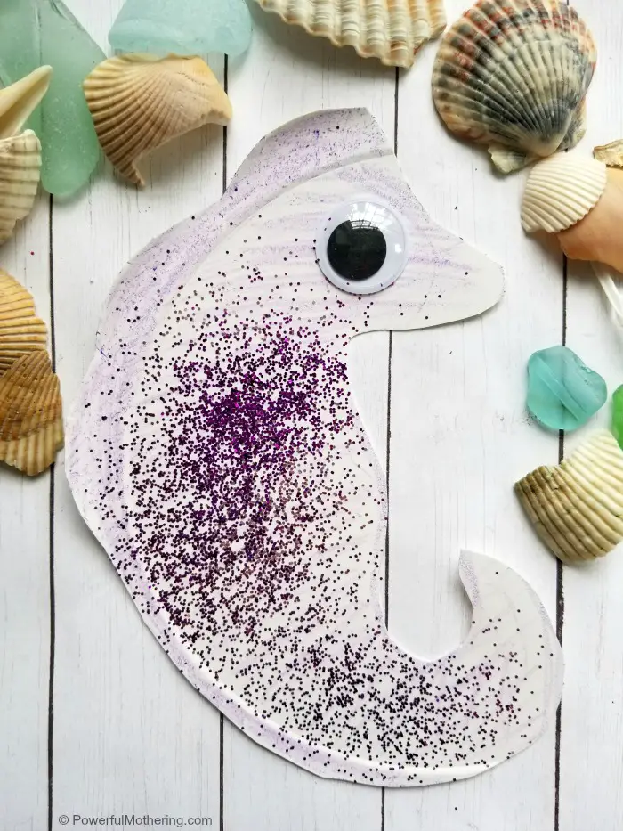 Mermaid In Paper Plate Clam Craft