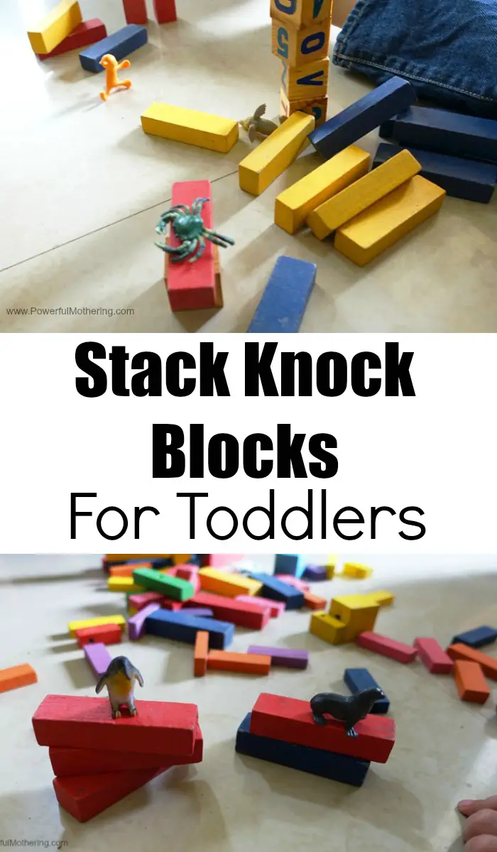 Stack And Knock Blocks For Toddlers