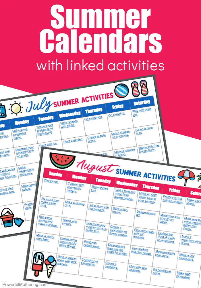 23 Activity Calendars For A FunFilled Summer Break Teaching Expertise