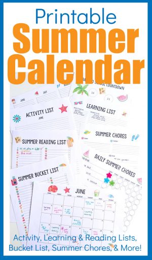 Summer Calendar - Powerful Mothering