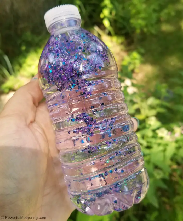 Mermaid Sensory Bottle In The Sun