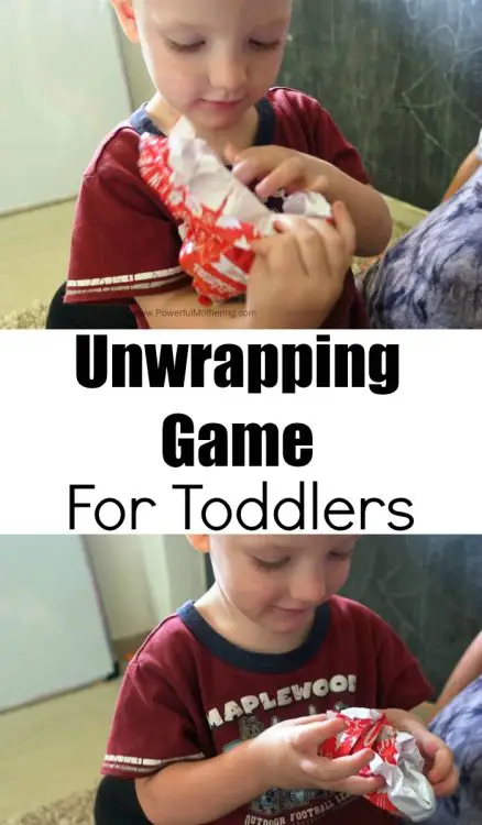 Unwrapping Game For Toddlers