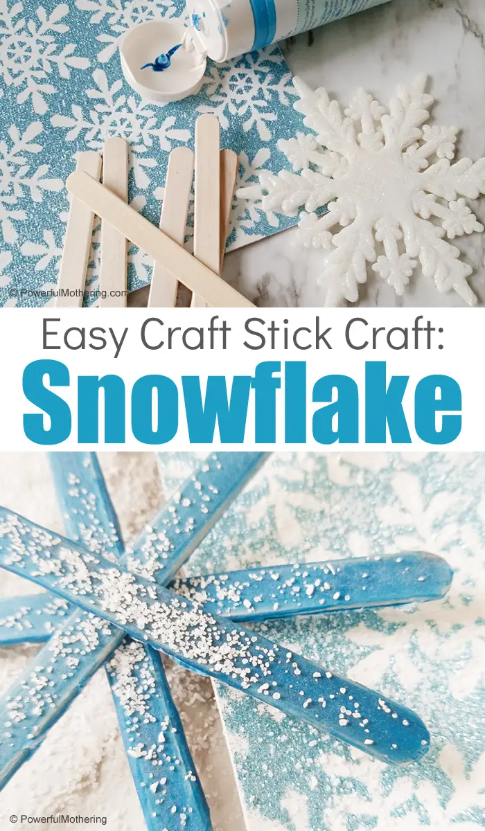 Snowflake Painting - Mom Life Made Easy