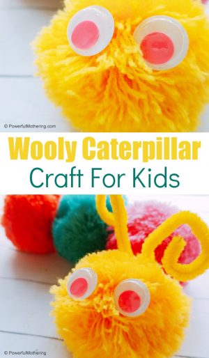 Wooly Caterpillar Craft for Kids