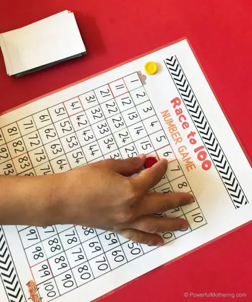 Race To 100: A Printable Math Game For Learning Number Sense