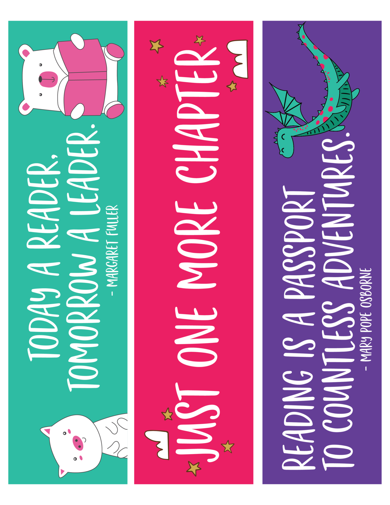 printable reading challenge bookmarks