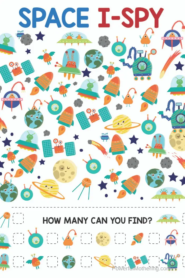 Free Printable Space Activities For Kids