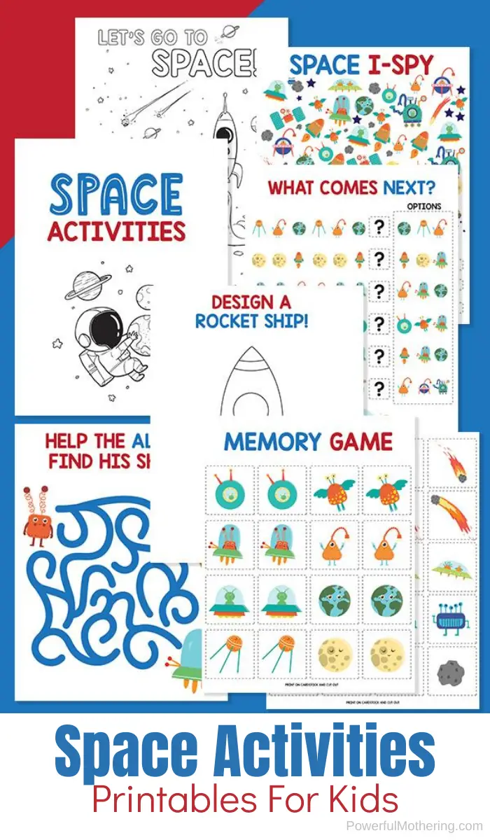 Free Printable Space Activities For Kids