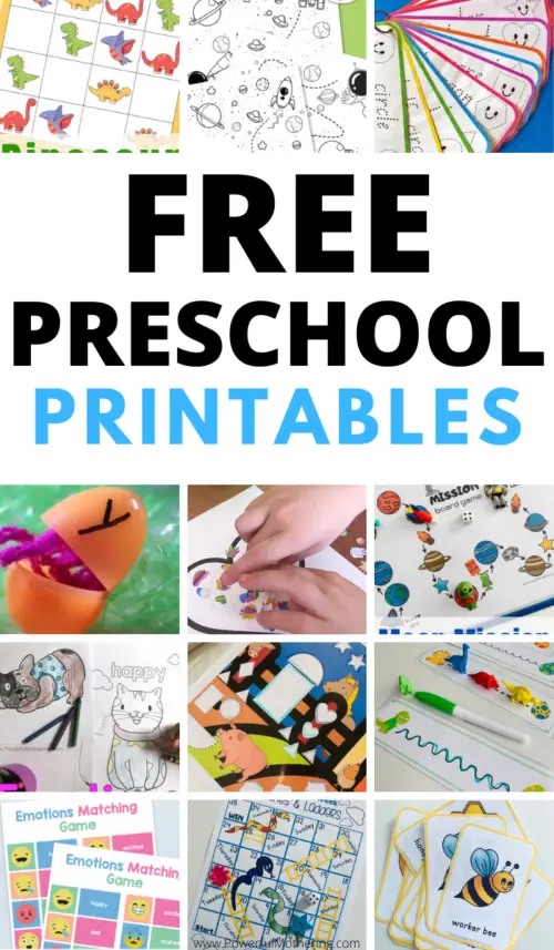 Free Preschool Printables