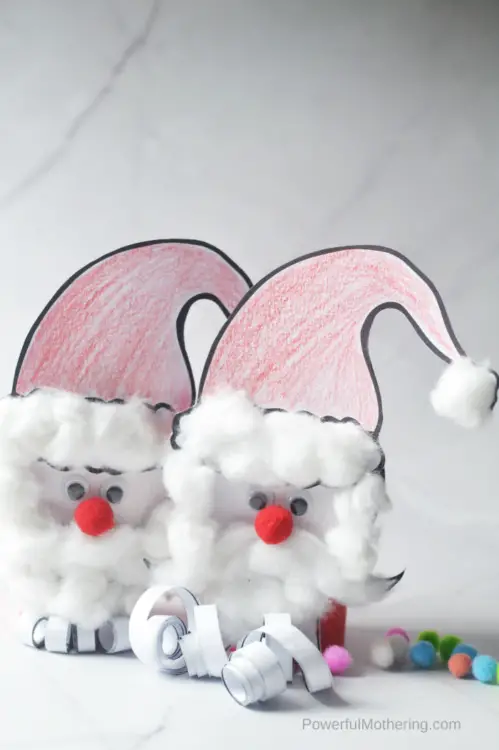 This Santa Clause craft is not only absolutely adorable but super easy. If you're spending the afternoon in, away from the cold, this is the Santa craft you want!