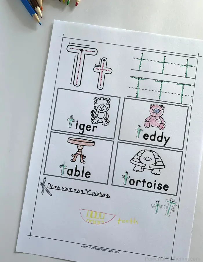 Letter Tracing Worksheets letters K T 