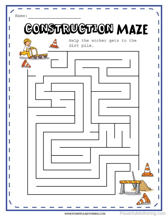 Construction Worksheets