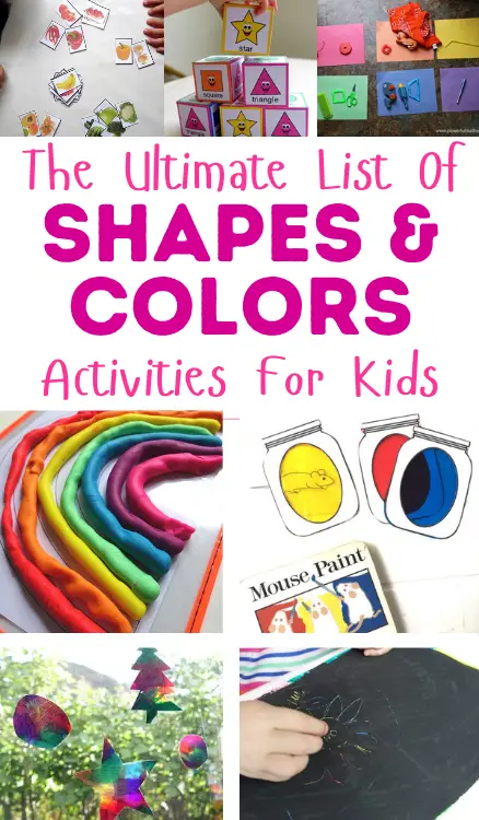 Tons Of Shapes And Color Activities For Kids