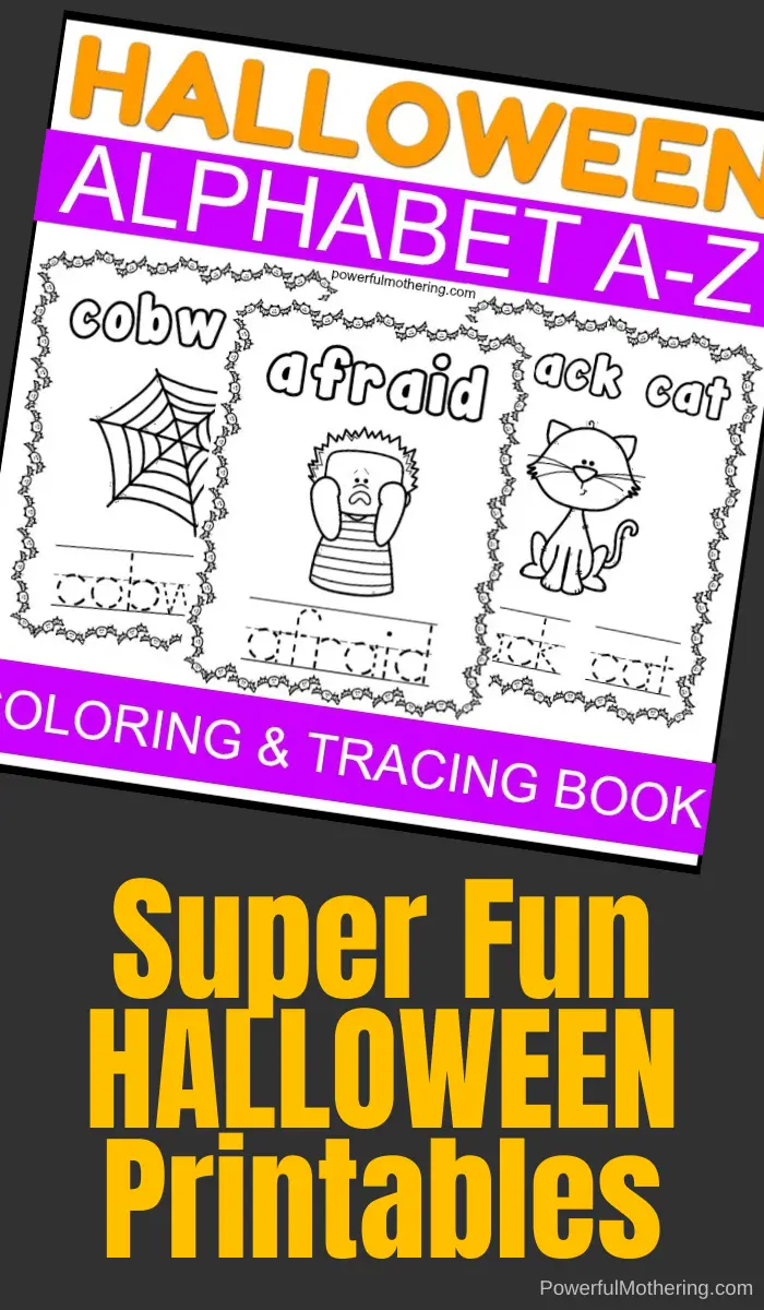 Free Printable Alphabet Tracing Book for Fall