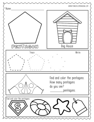 Printable Shape Worksheets For Preschoolers