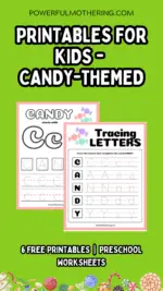 Printables for Kids – Candy-Themed