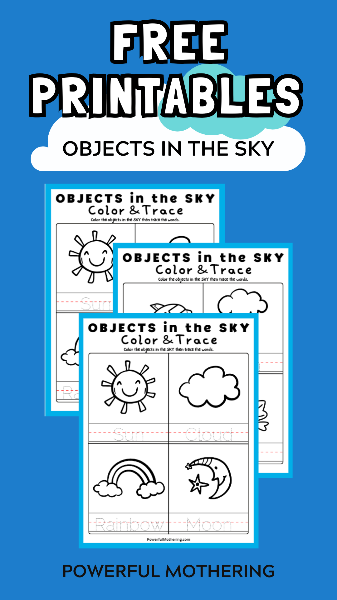 free printables objects in the skiy