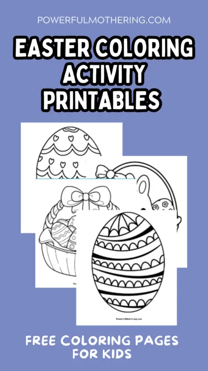 easter coloring pages for preschoolers