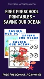 Free Preschool Printables – Saving our Ocean