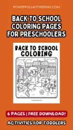 Back to School Coloring Pages for Preschoolers