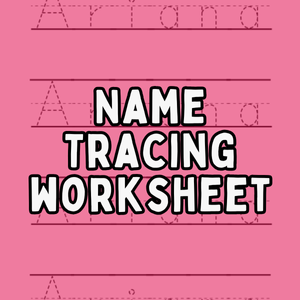 name tracing worksheet