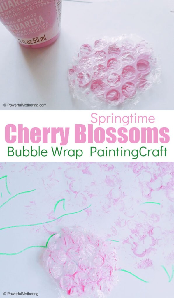 Cherry Blossom Bubble Wrap Stamps 