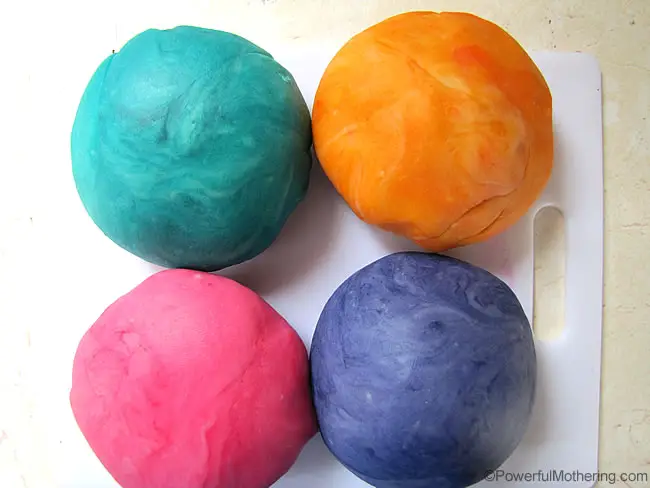 homemade playdough 