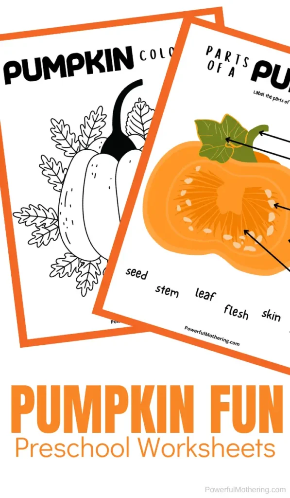 Printable Pumpkin Activities For Preschoolers