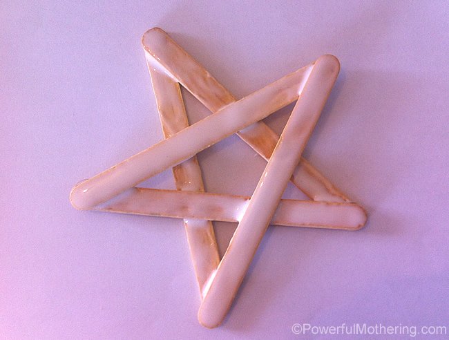 how to make glitter stars