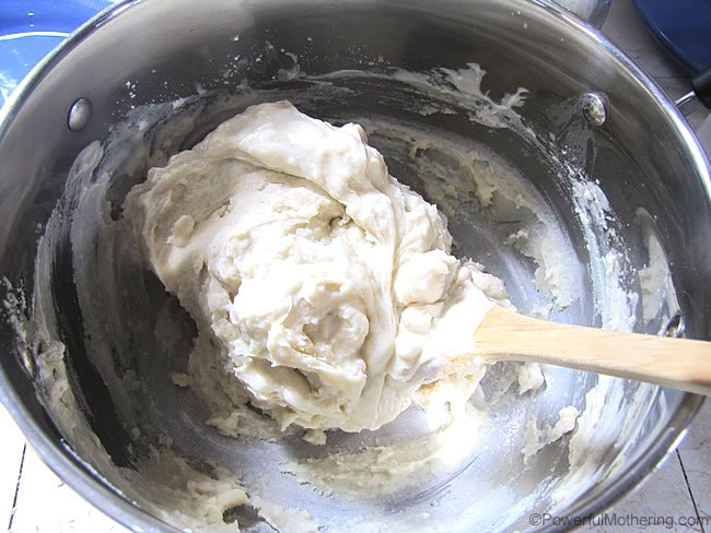 making the dough